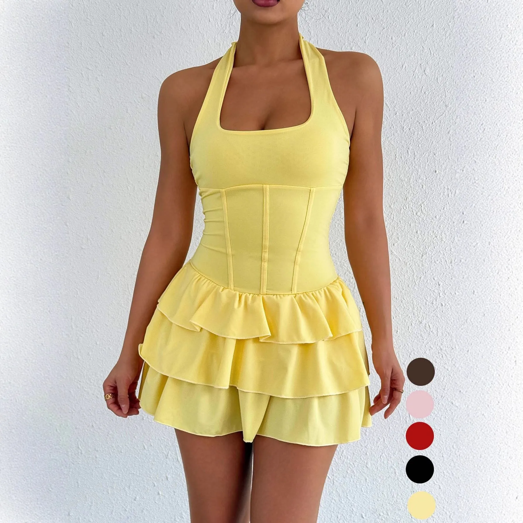 Summer Women's Clothing Slim Strapless Sweetheart Neck Casual Wear European American Dress For Woman Milk Silk Bodycon Short
Summer Women's Clothing Slim Strapless Sweetheart Neck Casual Wear European American Dress For Woman Milk Silk Bodycon Short