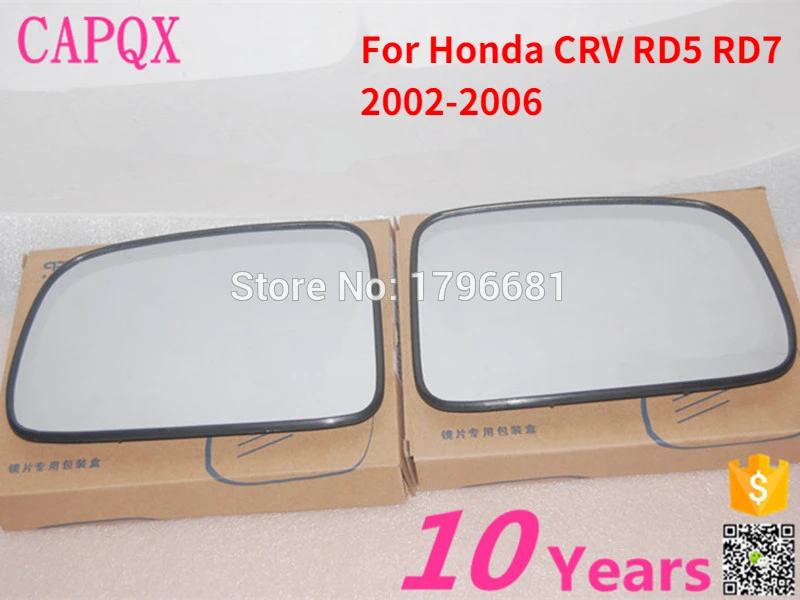 CAPQX 2PCS Rearview Mirror Glass For Honda CRV RD5 RD7 2002 2003 2004 2005 2006 Side Rear View Mirror Lens OEM#76253-SPA-H01
CAPQX 2PCS Rearview Mirror Glass For Honda CRV RD5 RD7 2002 2003 2004 2005 2006 Side Rear View Mirror Lens OEM#76253-SPA-H01