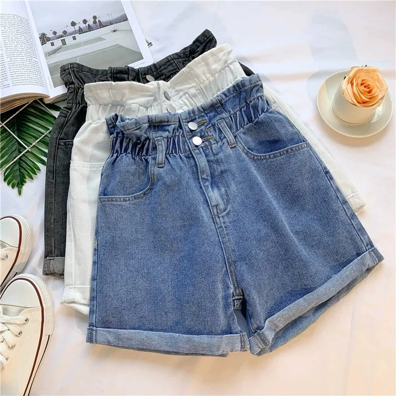 High Waist Loose Fit Denim Shorts for Women Summer Cool Feeling Wide Leg Pants Thick Thighs Concealing Elastic Waist Shorts
High Waist Loose Fit Denim Shorts for Women Summer Cool Feeling Wide Leg Pants Thick Thighs Concealing Elastic Waist Shorts