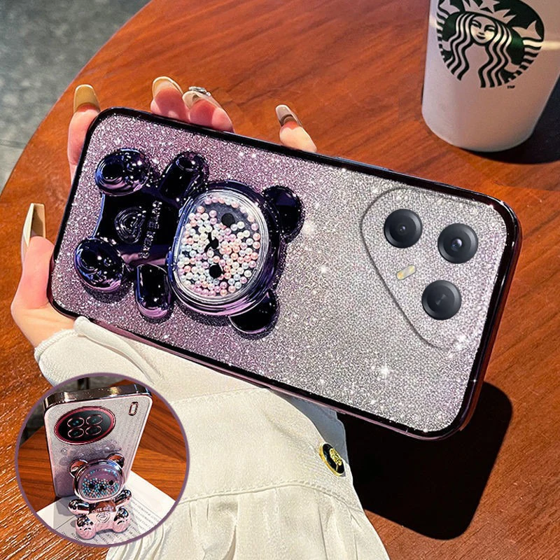 For Tecno Pova 7 Ultra Fashion Gradient Bear Bracket Case For Tecno Pova 7 Ultra Plating ShockProof Cover
For Tecno Pova 7 Ultra Fashion Gradient Bear Bracket Case For Tecno Pova 7 Ultra Plating ShockProof Cover