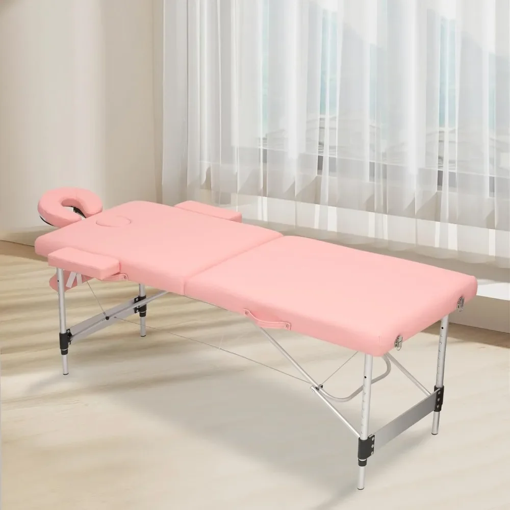 Massage Table 2 Fold Portable Massage Table 82" Massage Bed Height Adjustable SPA Bed W/Carry Case Aluminum Alloy Frame Foldable
Massage Table 2 Fold Portable Massage Table 82" Massage Bed Height Adjustable SPA Bed W/Carry Case Aluminum Alloy Frame Foldable