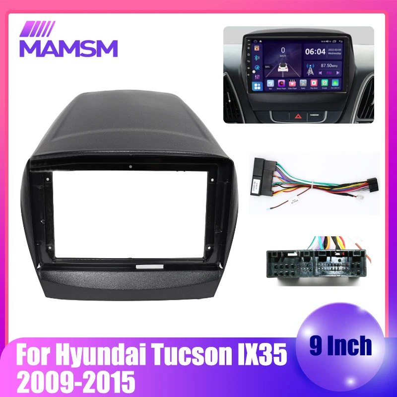 9" 2Din Car radio DVD Installation Fascias Panel For For Hyundai Tucson IX35 2009-2015 Audio Dash Fit Panel Dash Trim Kit Frame
9" 2Din Car radio DVD Installation Fascias Panel For For Hyundai Tucson IX35 2009-2015 Audio Dash Fit Panel Dash Trim Kit Frame
