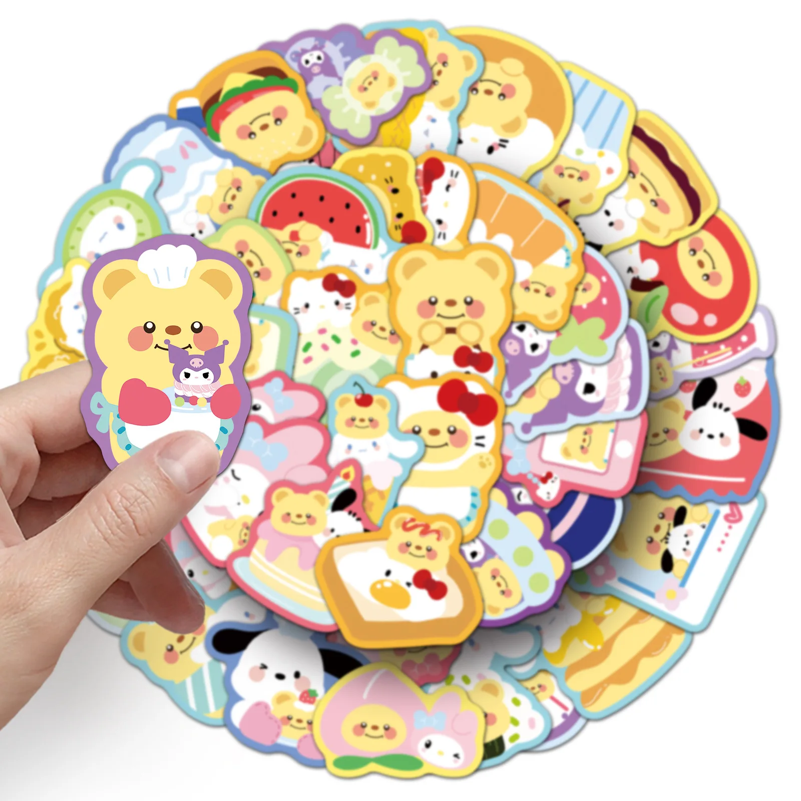 10/30/50PCS Cartoon Sanrio and Butter Bear Cute Creative Decorative Doodle Stickers DIY Book Diary Notebook Laptop Decal Toy
10/30/50PCS Cartoon Sanrio and Butter Bear Cute Creative Decorative Doodle Stickers DIY Book Diary Notebook Laptop Decal Toy