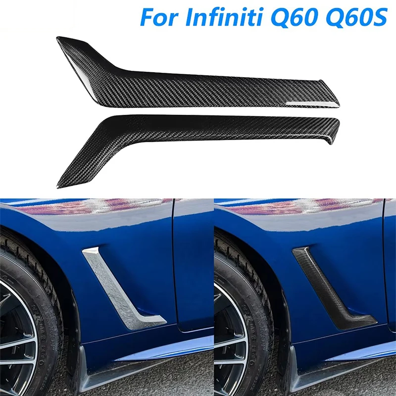 Front Side Fender Ventilation Mask Decoration for Infiniti Q60 Q60S 2016-2022 Real Carbon Fiber Wheels Bumper Air Intake Spoiler
Front Side Fender Ventilation Mask Decoration for Infiniti Q60 Q60S 2016-2022 Real Carbon Fiber Wheels Bumper Air Intake Spoiler