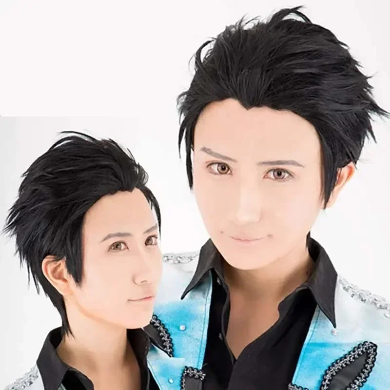 Anime YURI!!! on ICE Katsuki Yuri Short Black Slicked Back Heat Resistant Cosplay Costume Wig YURI!!! on ICE Katsuki Yuri Wigs
Anime YURI!!! on ICE Katsuki Yuri Short Black Slicked Back Heat Resistant Cosplay Costume Wig YURI!!! on ICE Katsuki Yuri Wigs
