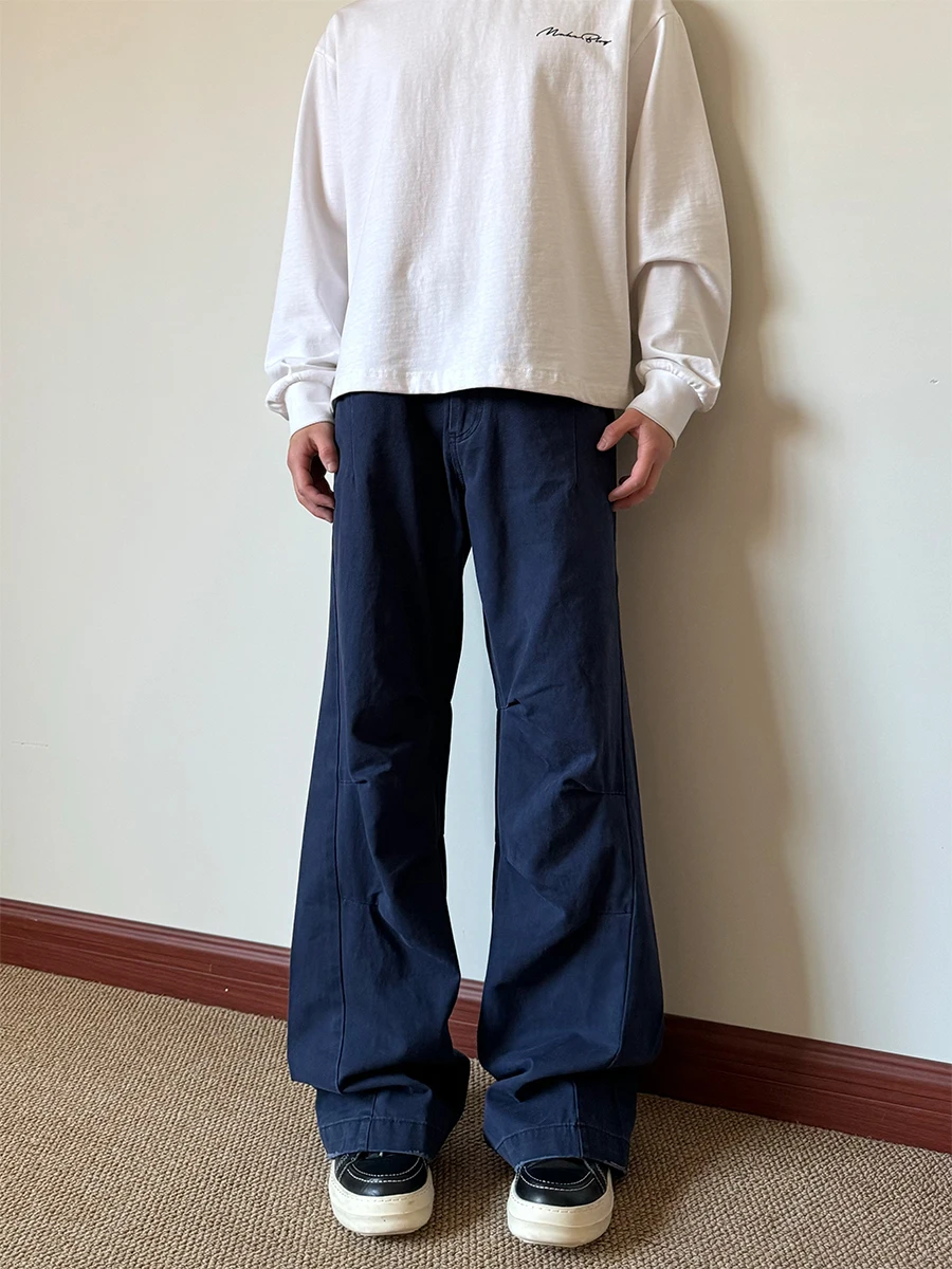 Retro American High Street Pleated Work Pants Men Women Loose Casual Straight Leg Jeans Couple K732 Youth Wear Autumn
Retro American High Street Pleated Work Pants Men Women Loose Casual Straight Leg Jeans Couple K732 Youth Wear Autumn