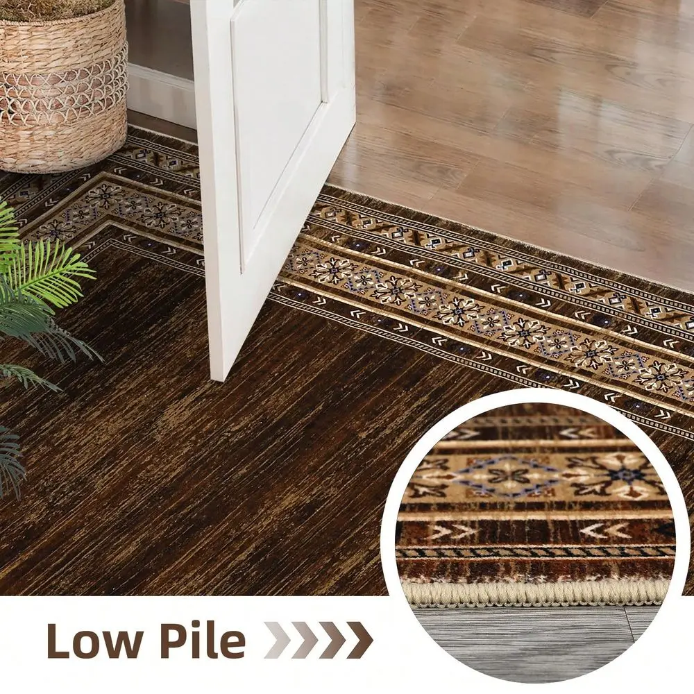 Bordered Area Rug Washable Border Printed Rug Low Pile Neutral Soft Rug Foldable Indoor Rug For Bedroom Living Room Dining Room
Bordered Area Rug Washable Border Printed Rug Low Pile Neutral Soft Rug Foldable Indoor Rug For Bedroom Living Room Dining Room