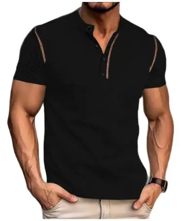 Men s Henley Short Sleeve T-Shirt Contrast Stitching Summer Casual Shirt Fit Tops Streetwear
Men s Henley Short Sleeve T-Shirt Contrast Stitching Summer Casual Shirt Fit Tops Streetwear
