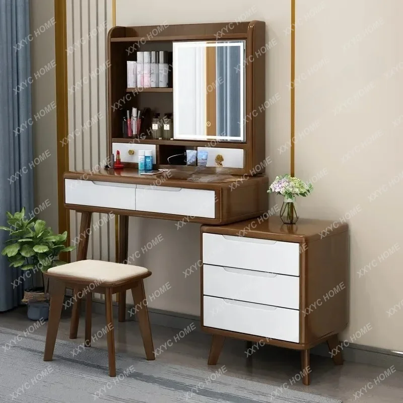 Makeup Cabinet Dressing Table Stool Drawer Vintage Vanity Mirror Dressing Table Bedroom Penteadeira Feminina Bedroom
Makeup Cabinet Dressing Table Stool Drawer Vintage Vanity Mirror Dressing Table Bedroom Penteadeira Feminina Bedroom