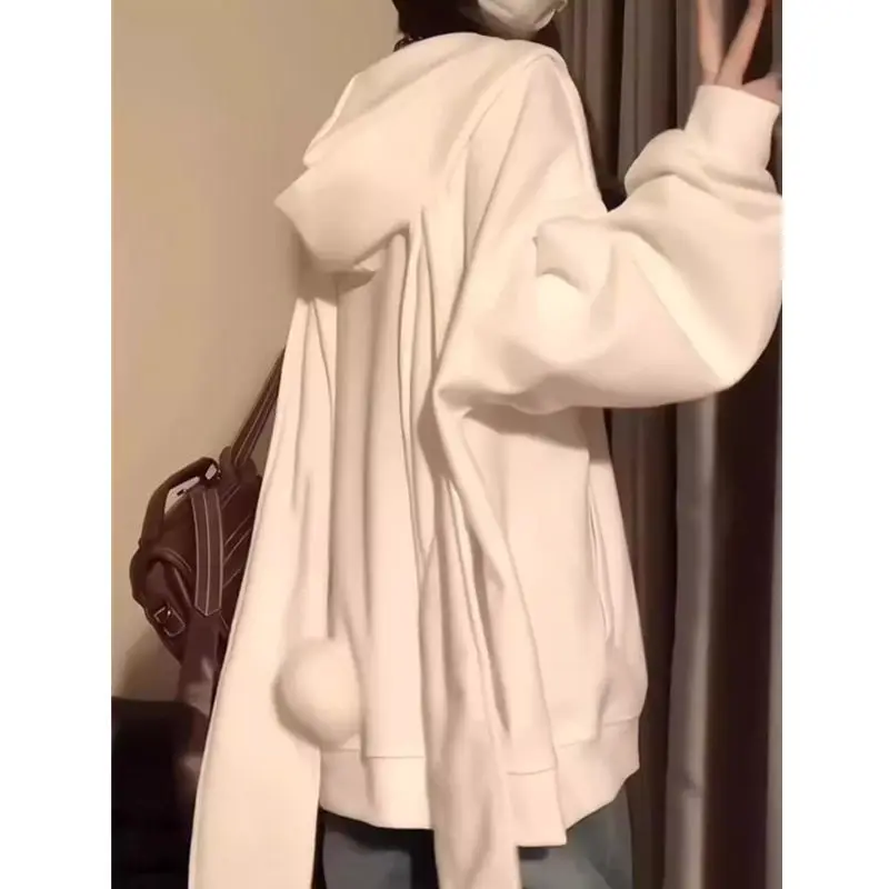 Hooded Zip-Up Hoodies Oversized Women Details Beige Invierno Nueva Capucha Moda Urbana Estampada Divertida Stitched Youthful
Hooded Zip-Up Hoodies Oversized Women Details Beige Invierno Nueva Capucha Moda Urbana Estampada Divertida Stitched Youthful