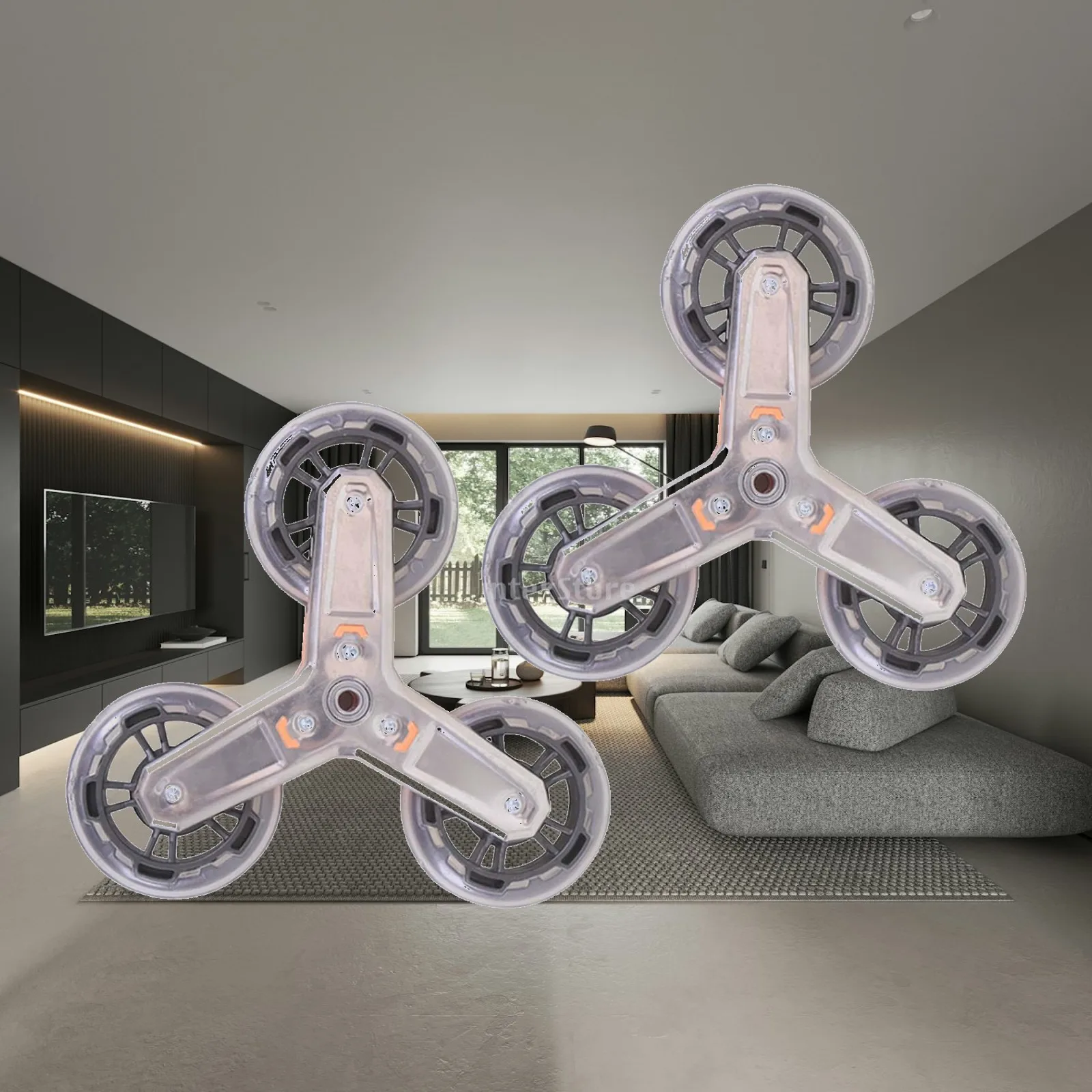 2 Pieces Triangle Stair Climbing Wheels Accessories Swivel Caster Wheels
2 Pieces Triangle Stair Climbing Wheels Accessories Swivel Caster Wheels