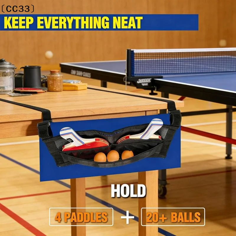 Mesh Pingpong Ball Holder Large Bag Capacity Table Tennis Ball Organizer Wall Or Under Table Storage For Training Practice〔CC33〕
Mesh Pingpong Ball Holder Large Bag Capacity Table Tennis Ball Organizer Wall Or Under Table Storage For Training Practice〔CC33〕