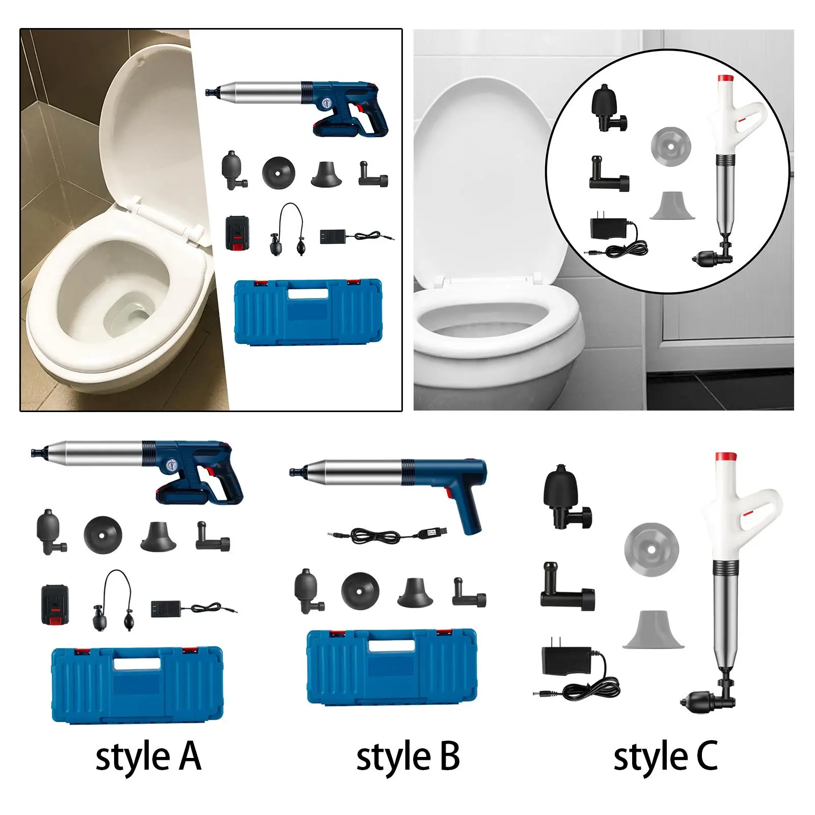 High Pressure Plunger Applied Cleaning Tool Heavy Duty Drain Clog for Bathroom Bath Bathtub Kitchen Sink Home Toilet Hotel
High Pressure Plunger Applied Cleaning Tool Heavy Duty Drain Clog for Bathroom Bath Bathtub Kitchen Sink Home Toilet Hotel