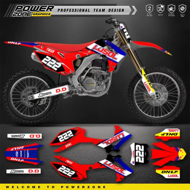 PowerZone полная графика фоновые наклейки комплект наклеек для HONDA 2013-2016 CRF450R 2014-2017 CRF250R фон мотоцикла 39
PowerZone полная графика фоновые наклейки комплект наклеек для HONDA 2013-2016 CRF450R 2014-2017 CRF250R фон мотоцикла 39