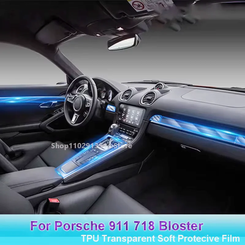 HD прозрачная внутренняя защитная пленка для Porsche 911 718 Bloster 2016-2023, наклейки на экран консоли управления приборной панелью и защитой от царапин
HD прозрачная внутренняя защитная пленка для Porsche 911 718 Bloster 2016-2023, наклейки на экран консоли управления приборной панелью и защитой от царапин