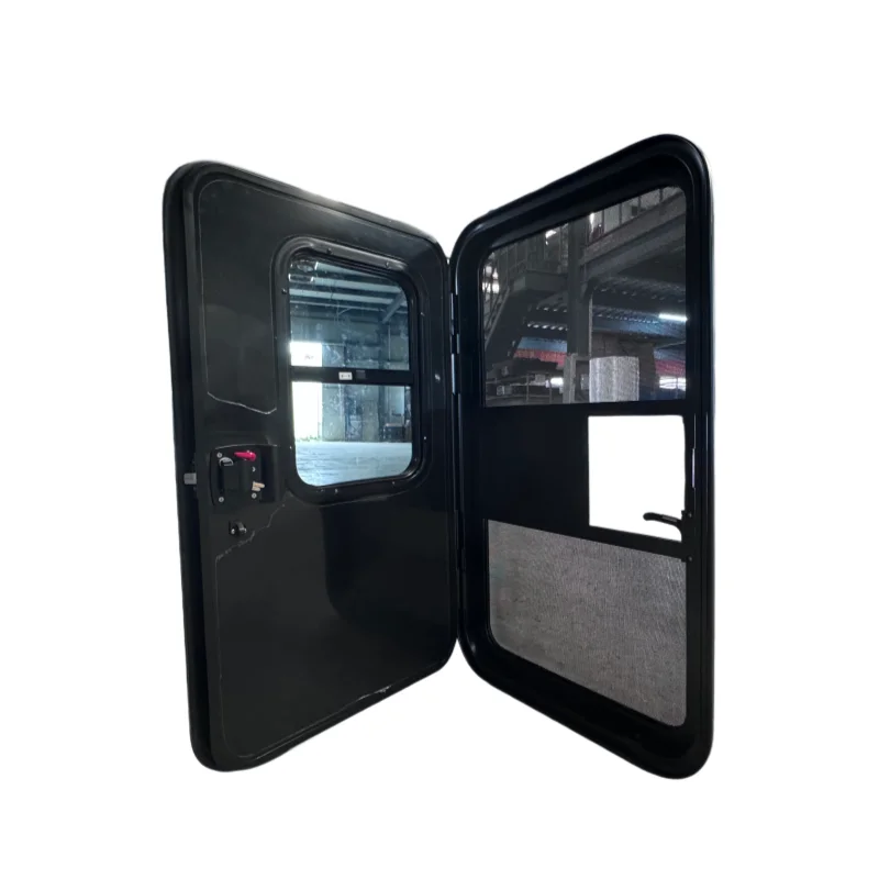 Luxury Aluminum Profile 600x1350mm All Black Caravan Camping Trailer Teardrop Doors with Sliding Window Inner Screen Door
Luxury Aluminum Profile 600x1350mm All Black Caravan Camping Trailer Teardrop Doors with Sliding Window Inner Screen Door