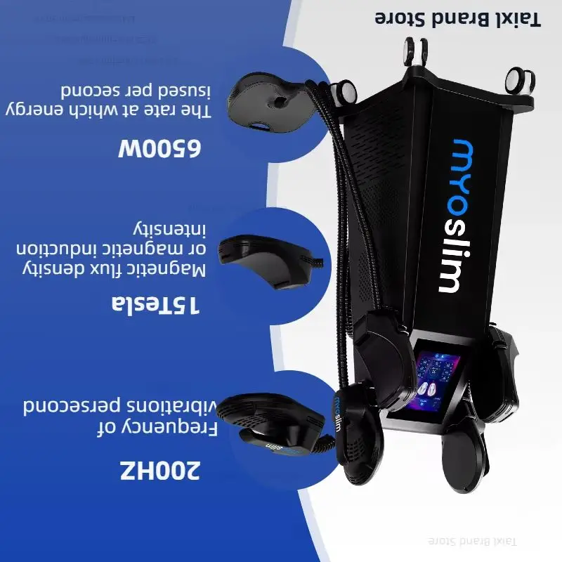 Аппарат MYOslim Neo 6500W RF для высокоинтенсивной стимуляции мышц, косметологическое оборудование для коррекции фигуры, сжигания жира и похудения
Аппарат MYOslim Neo 6500W RF для высокоинтенсивной стимуляции мышц, косметологическое оборудование для коррекции фигуры, сжигания жира и похудения