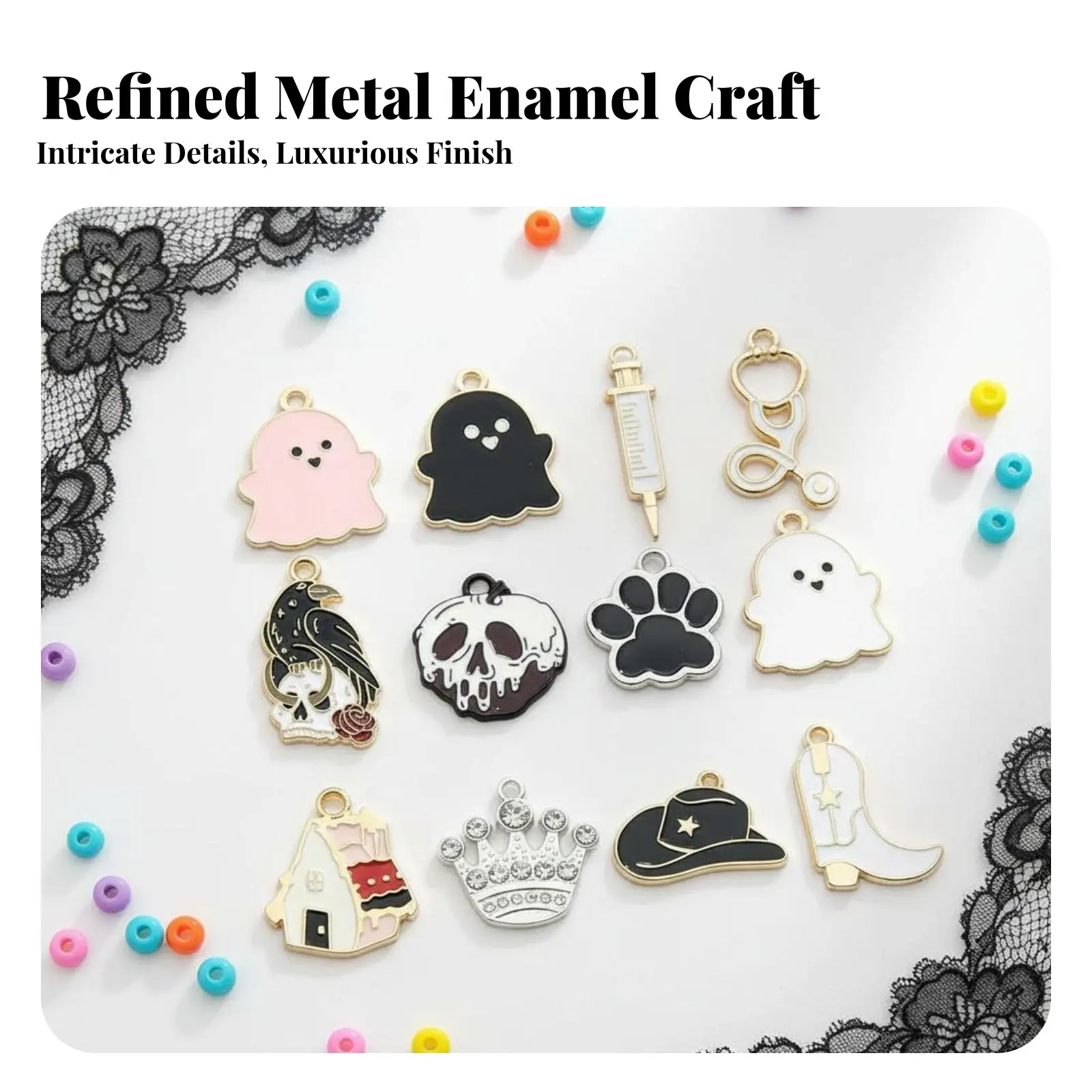 Металлический сувенир из сплава с эффектом потекающего масла, долговечный, готический, с черепами, детализированный дизайн, для Хэллоуина
Металлический сувенир из сплава с эффектом потекающего масла, долговечный, готический, с черепами, детализированный дизайн, для Хэллоуина