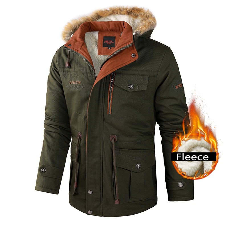 Men's Warm Long Jackets Winter Parka Hooded Windbreaker Cotton Padded Thick Coat Male Casual Fleece Classic Plush Lining Outwear
Men's Warm Long Jackets Winter Parka Hooded Windbreaker Cotton Padded Thick Coat Male Casual Fleece Classic Plush Lining Outwear