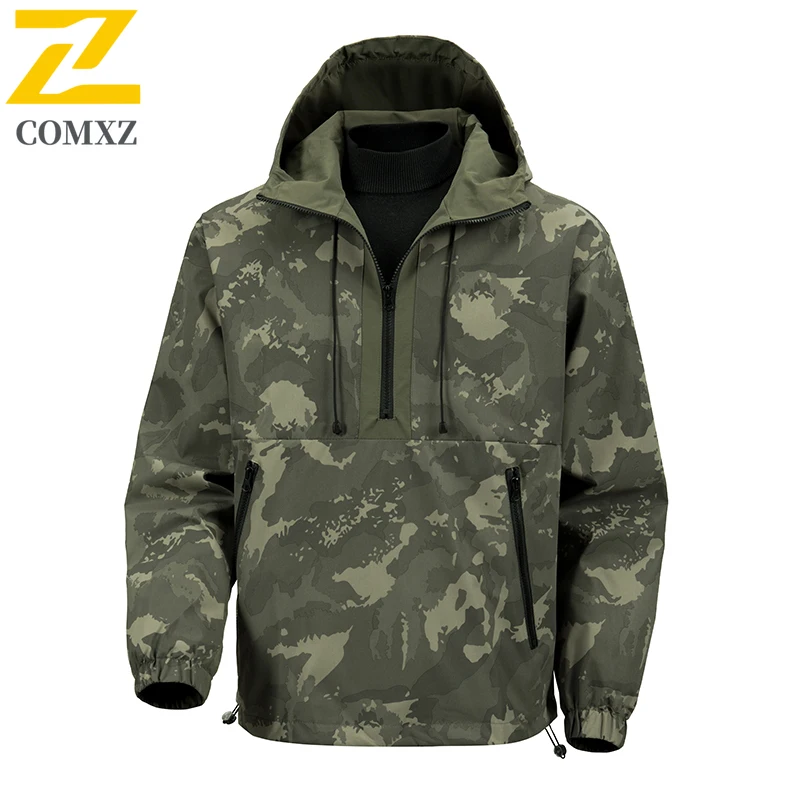 2025 Men Jacket Camouflage Outdoor Windproof Waterproof Breathable Workwear Hooded Jacket Casual Camp Hiking Men Half Zipper Top
2025 Men Jacket Camouflage Outdoor Windproof Waterproof Breathable Workwear Hooded Jacket Casual Camp Hiking Men Half Zipper Top