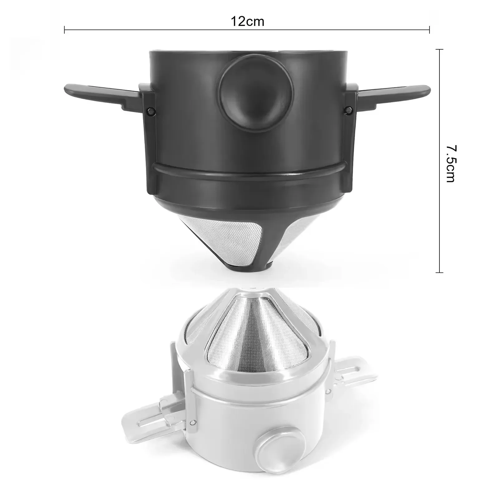 cheapFoldable Coffee Filter Stainless Steel Easy Clean Reusable Coffee Funnel Paperless Pour Over Holder Portable Coffee Dripper
cheapFoldable Coffee Filter Stainless Steel Easy Clean Reusable Coffee Funnel Paperless Pour Over Holder Portable Coffee Dripper