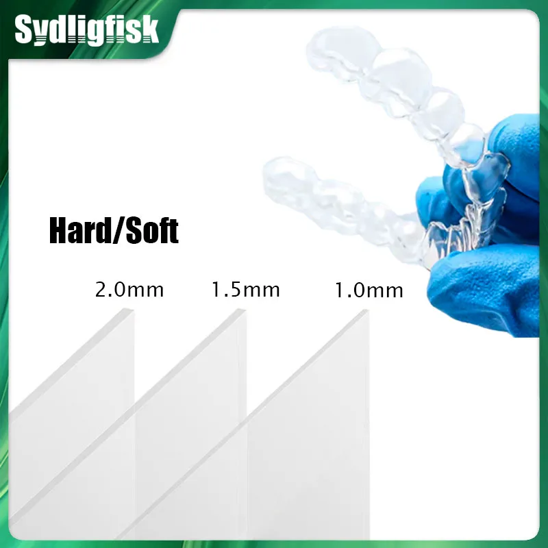 1Bag Dental Lab Thermoforming Material Vacuum Forming Sheet Soft/Hard Orthodontic Splint Retainer Slice Denture Model Mold Slice
1Bag Dental Lab Thermoforming Material Vacuum Forming Sheet Soft/Hard Orthodontic Splint Retainer Slice Denture Model Mold Slice