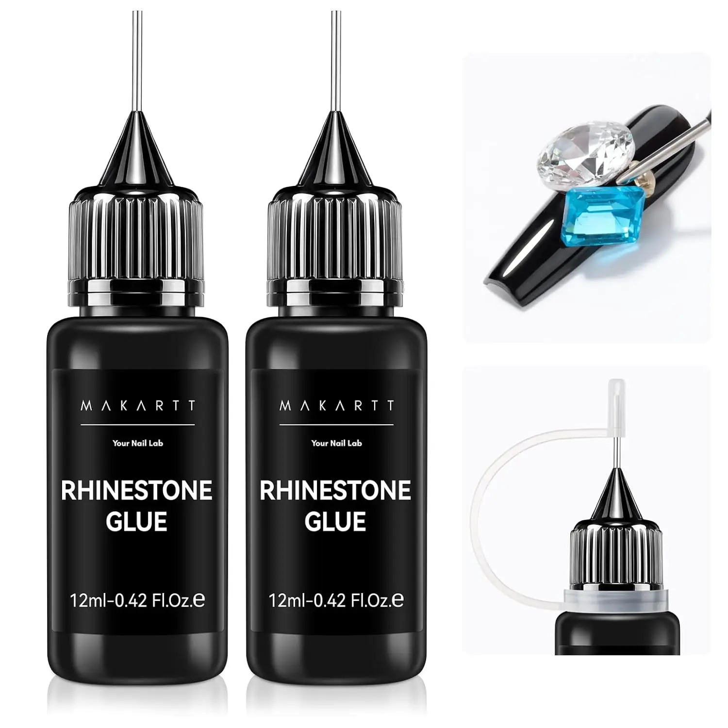 Makartt 2Pcs Rhinestone Glue Strong Hold 3D Gel Nail Art Gem Glue UV Cured for Nail Charms Gems Jewelry Diamond DIY Manicure
Makartt 2Pcs Rhinestone Glue Strong Hold 3D Gel Nail Art Gem Glue UV Cured for Nail Charms Gems Jewelry Diamond DIY Manicure