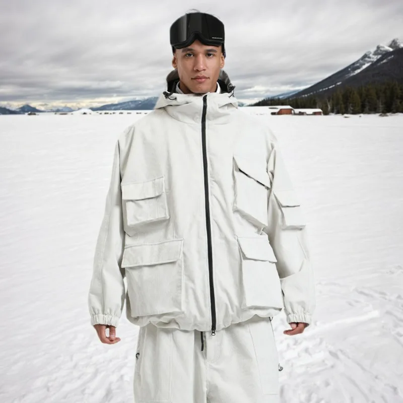 Winter New Ski Jackets Baggy Women Snow Sports Snowboard Wear Men Windproof Warm Ski Coat Waterproof Breathable Outdoor Clothes
Winter New Ski Jackets Baggy Women Snow Sports Snowboard Wear Men Windproof Warm Ski Coat Waterproof Breathable Outdoor Clothes