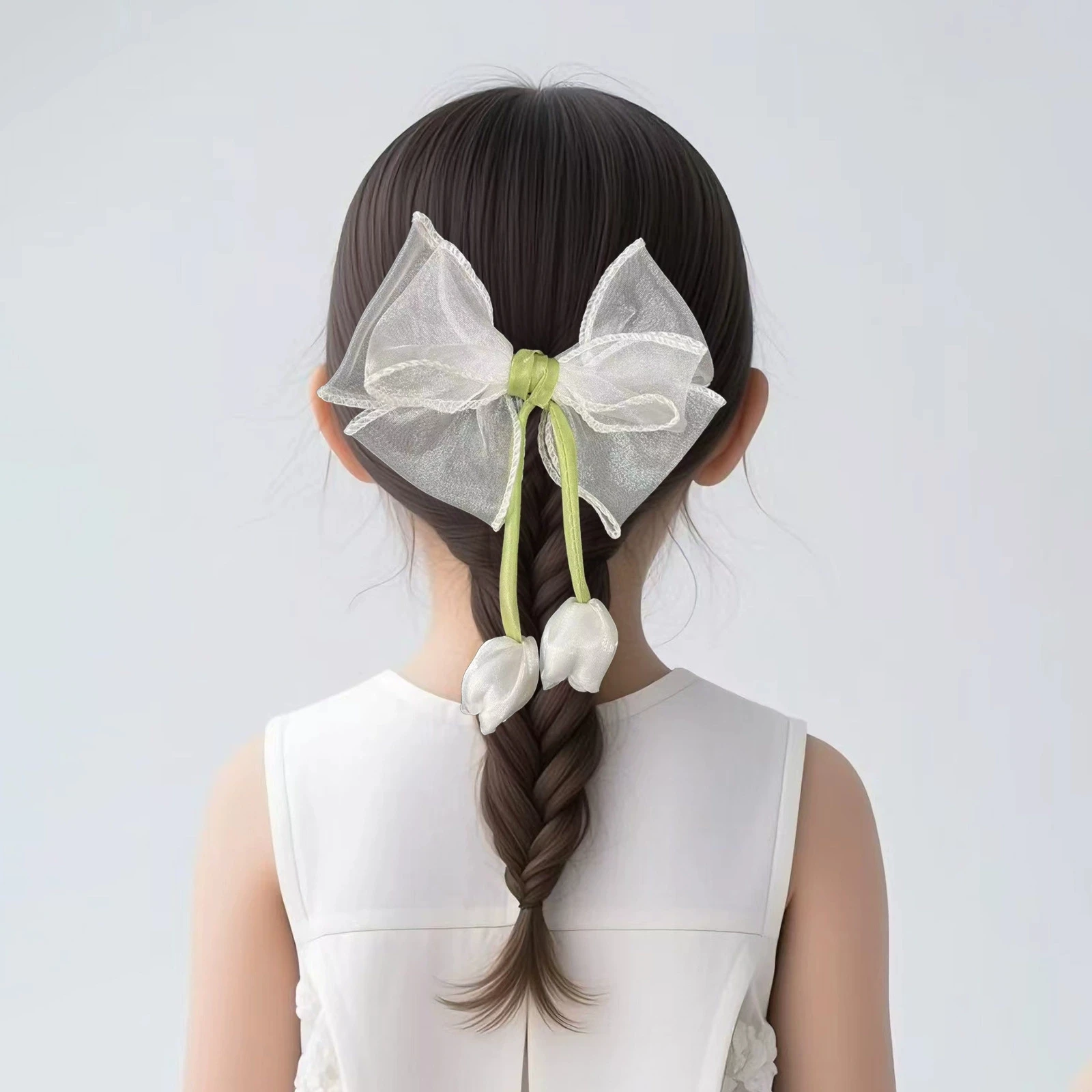 Lace Long Tail Hair Clip Children's Bowknot Elegant Fresh Hairpin Girls' Daily Leisure Taking Photos Accessory Gifts Hairgripes
Lace Long Tail Hair Clip Children's Bowknot Elegant Fresh Hairpin Girls' Daily Leisure Taking Photos Accessory Gifts Hairgripes