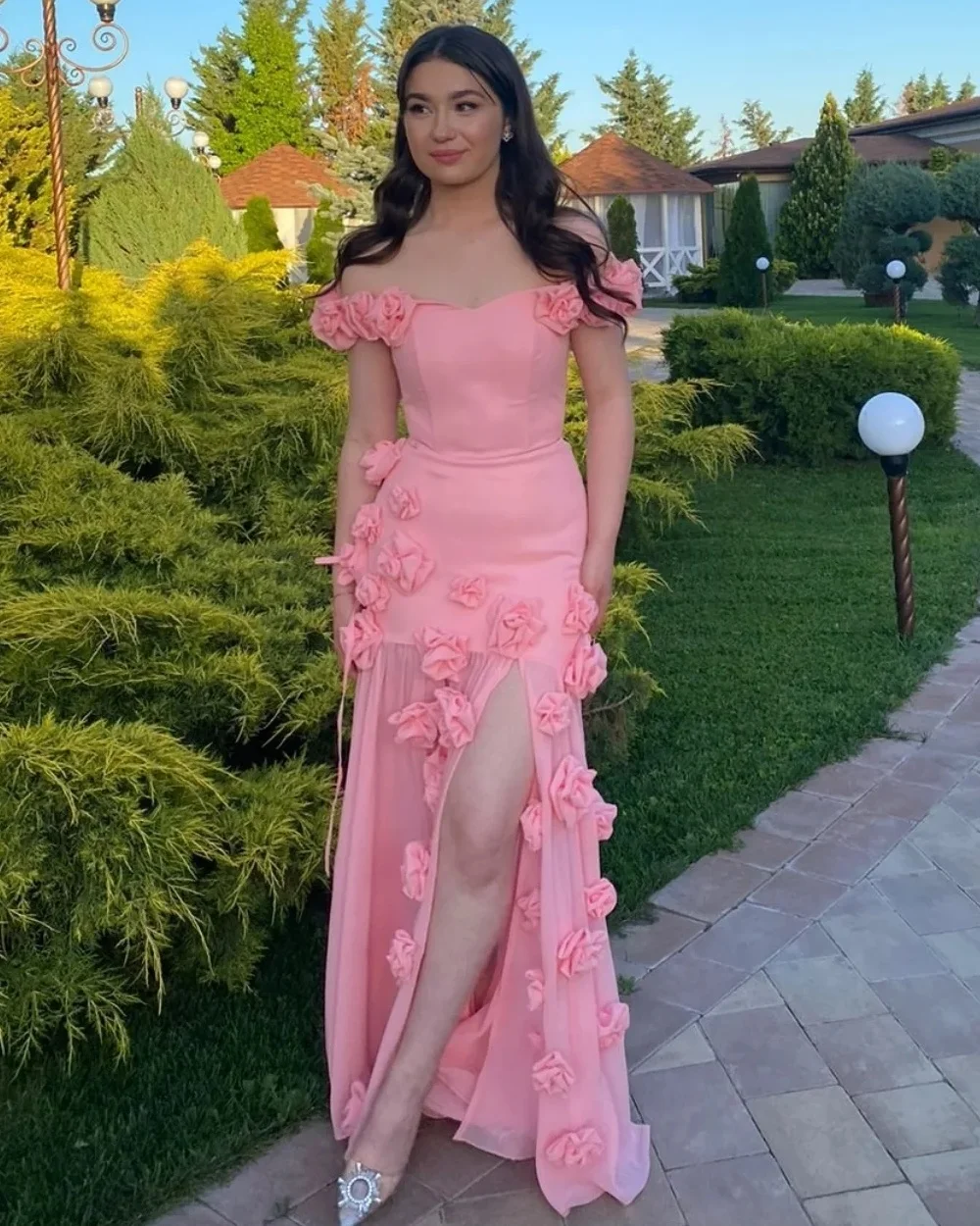 Customized High Quality Formal Jersey Handmade Flower Ruched A-line Off-the-shoulder Long Dresses Bespoke Occasion Dresses Sexy
Customized High Quality Formal Jersey Handmade Flower Ruched A-line Off-the-shoulder Long Dresses Bespoke Occasion Dresses Sexy