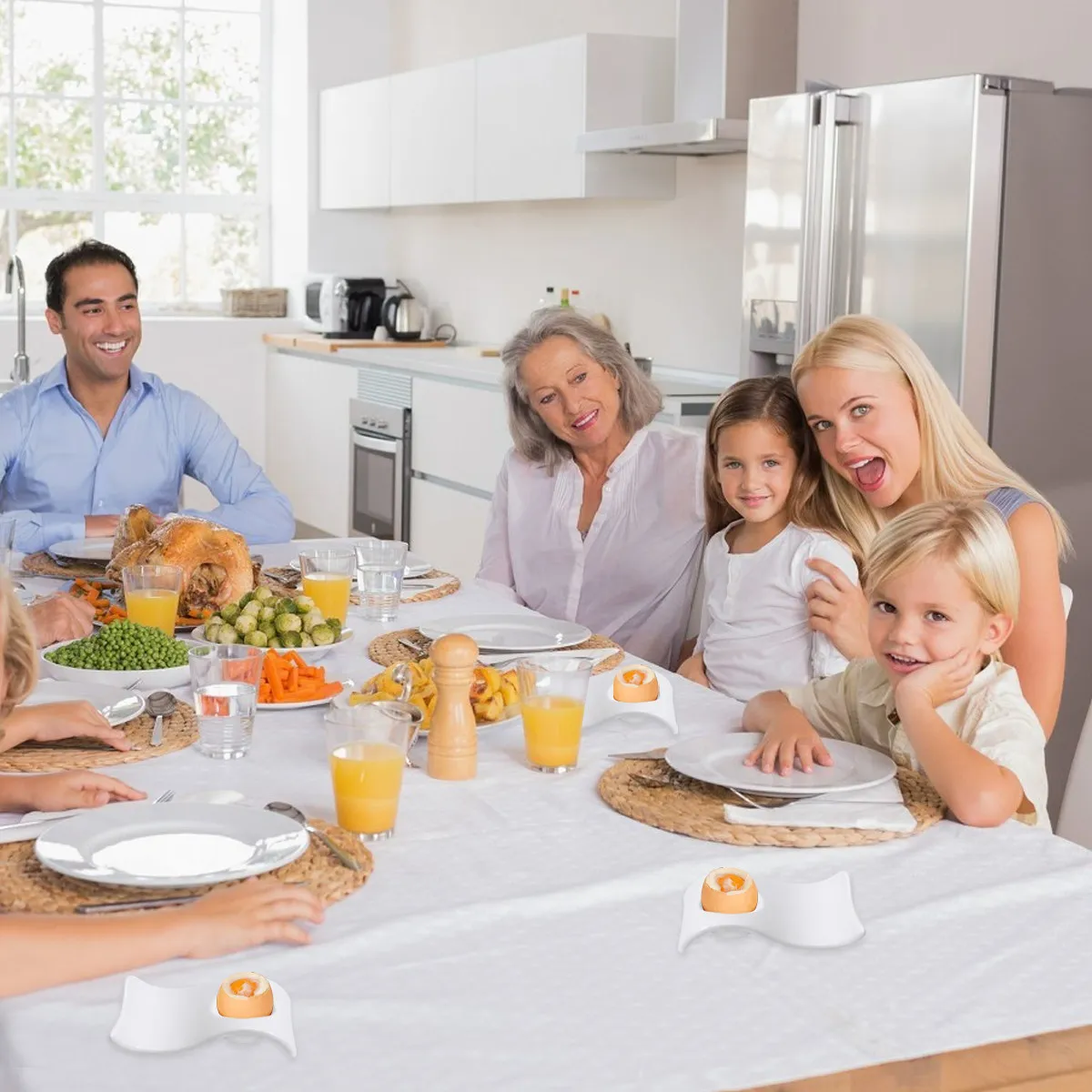 2Pcs Premium Ceramic Wave Egg Cup Holder Set Beautiful Creative Egg Stand for Home Restaurant Hotel Breakfast Serving Tray
2Pcs Premium Ceramic Wave Egg Cup Holder Set Beautiful Creative Egg Stand for Home Restaurant Hotel Breakfast Serving Tray