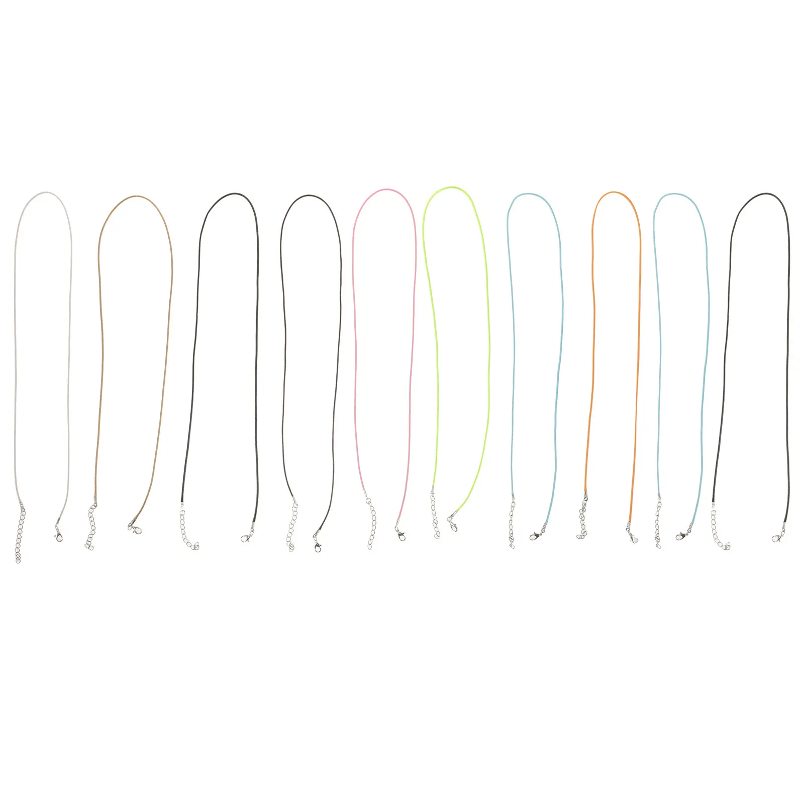 10pcs Wax Necklace Cords Cord For Jewelry Making 1 5mm 60cm with Clasp Extention Chain String for Jewelry Making
10pcs Wax Necklace Cords Cord For Jewelry Making 1 5mm 60cm with Clasp Extention Chain String for Jewelry Making