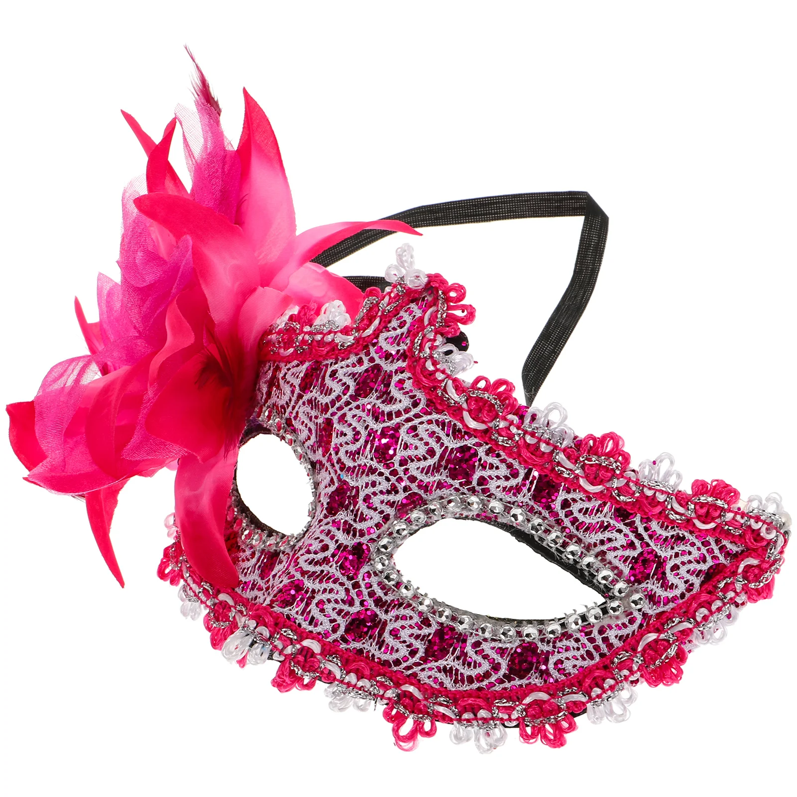 Red Masquerade Cosplay Mask with Crystal Rhinestones for Halloween Costume Party Elegant Lace Face Masks
Red Masquerade Cosplay Mask with Crystal Rhinestones for Halloween Costume Party Elegant Lace Face Masks