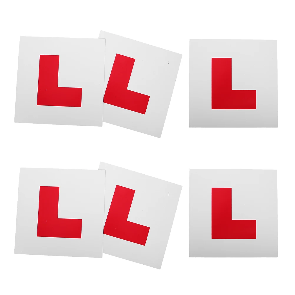 6PCS Magnetic Plates Stickers Car Driving Learner Novice Novice Driver Sticker Sign PVC Removable
6PCS Magnetic Plates Stickers Car Driving Learner Novice Novice Driver Sticker Sign PVC Removable