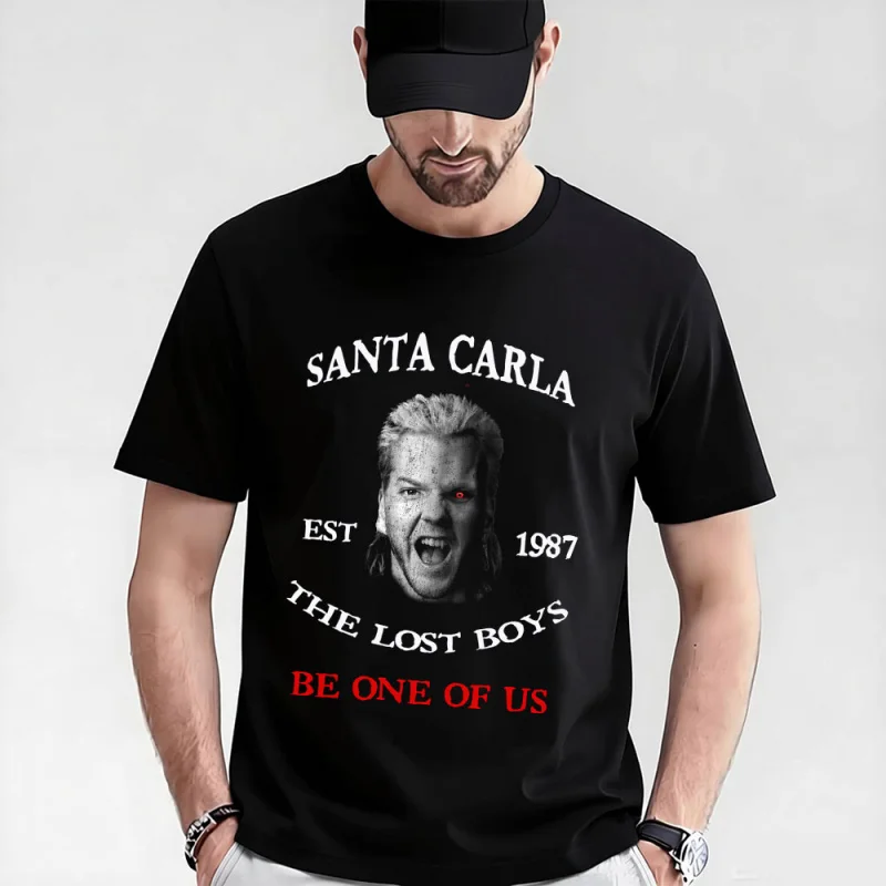be one of us Horror Movie The Lost Boys Scary Vampire Gift T-shirts Santa Carla Boys Graphic Clothes Short Sleeve All size Tops
be one of us Horror Movie The Lost Boys Scary Vampire Gift T-shirts Santa Carla Boys Graphic Clothes Short Sleeve All size Tops
