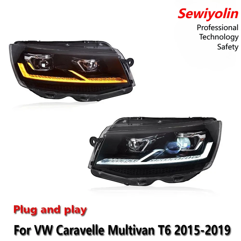 Car LED Upgrade Headlight Accessories For VW Caravelle Multivan T6 2015-2019 DRL Brake Turn Signal Lamp Plug and Play
Car LED Upgrade Headlight Accessories For VW Caravelle Multivan T6 2015-2019 DRL Brake Turn Signal Lamp Plug and Play