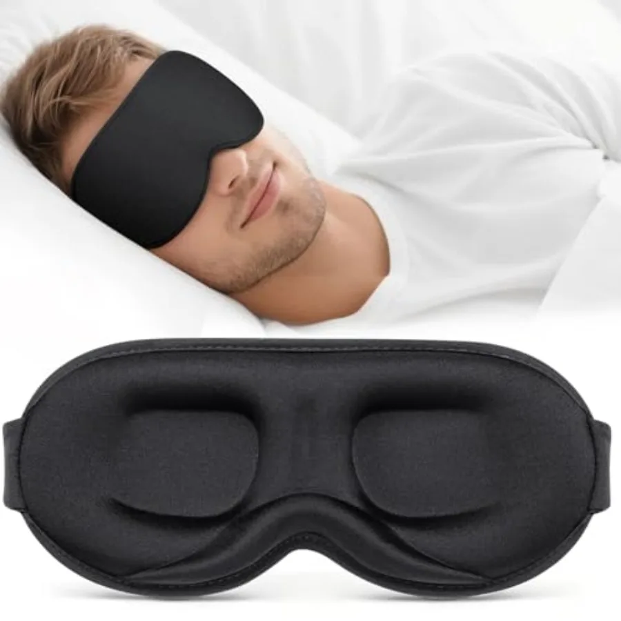 Sleep Mask for Men Women - 100% out Eye Masks for Sleep - 3D Soft Sleeping Mask for Side Sleepers - Zero Pressure Lash Extensio
Sleep Mask for Men Women - 100% out Eye Masks for Sleep - 3D Soft Sleeping Mask for Side Sleepers - Zero Pressure Lash Extensio
