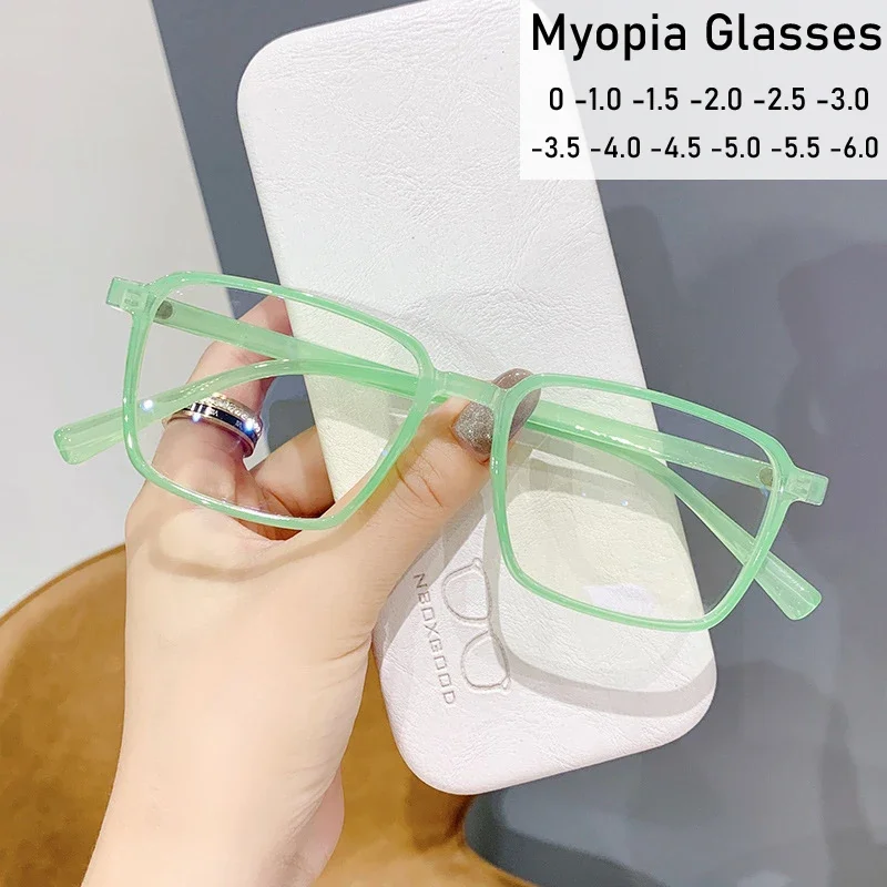New Fashion Myopia Glasses for Women Men Anti Blue Light TR Small Frame Near Sight Eyewear Finished Shortsighted Eyeglasses
New Fashion Myopia Glasses for Women Men Anti Blue Light TR Small Frame Near Sight Eyewear Finished Shortsighted Eyeglasses