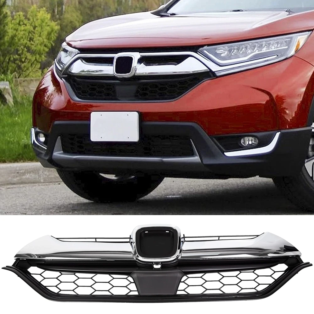 Передний бампер, верхняя решетка, совместимая с 2017-2019 Honda CRV CR-V, замена для HO1216114, сетка-гриль с Сотами
Передний бампер, верхняя решетка, совместимая с 2017-2019 Honda CRV CR-V, замена для HO1216114, сетка-гриль с Сотами