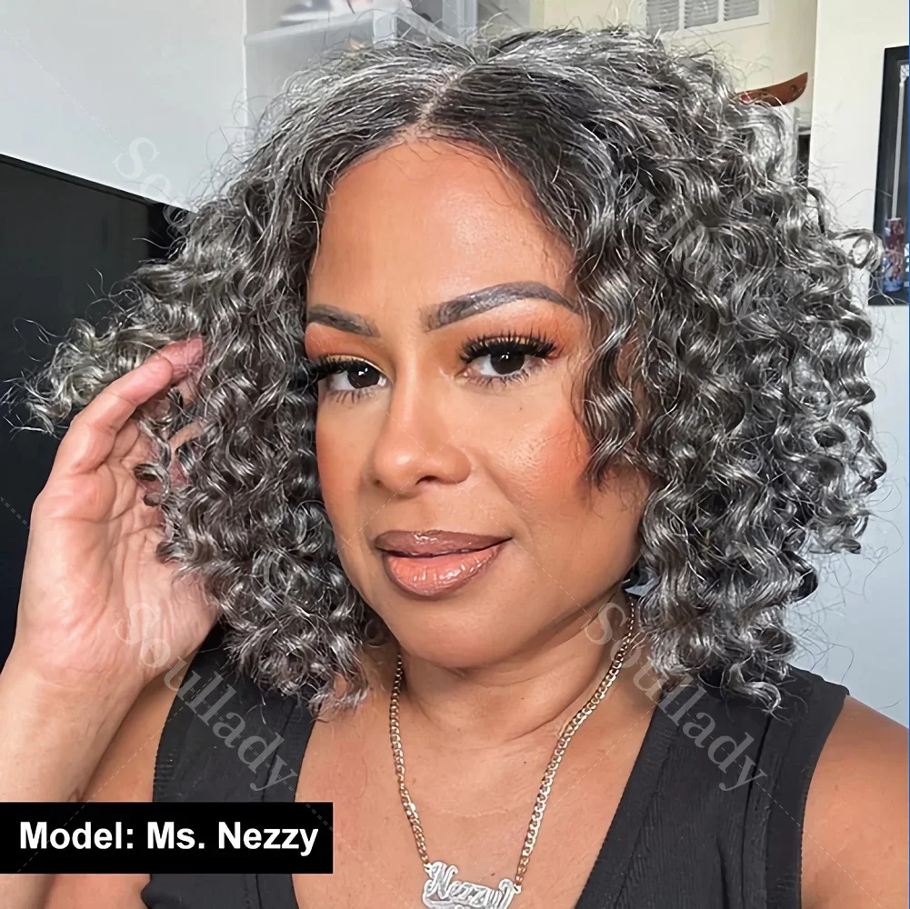 shestina Brazilian Water Wave Trendy Limited Design Salt And Pepper Wave Curly Glueless 5x5 Closure HD Lace Bob Wig Human Hair
shestina Brazilian Water Wave Trendy Limited Design Salt And Pepper Wave Curly Glueless 5x5 Closure HD Lace Bob Wig Human Hair