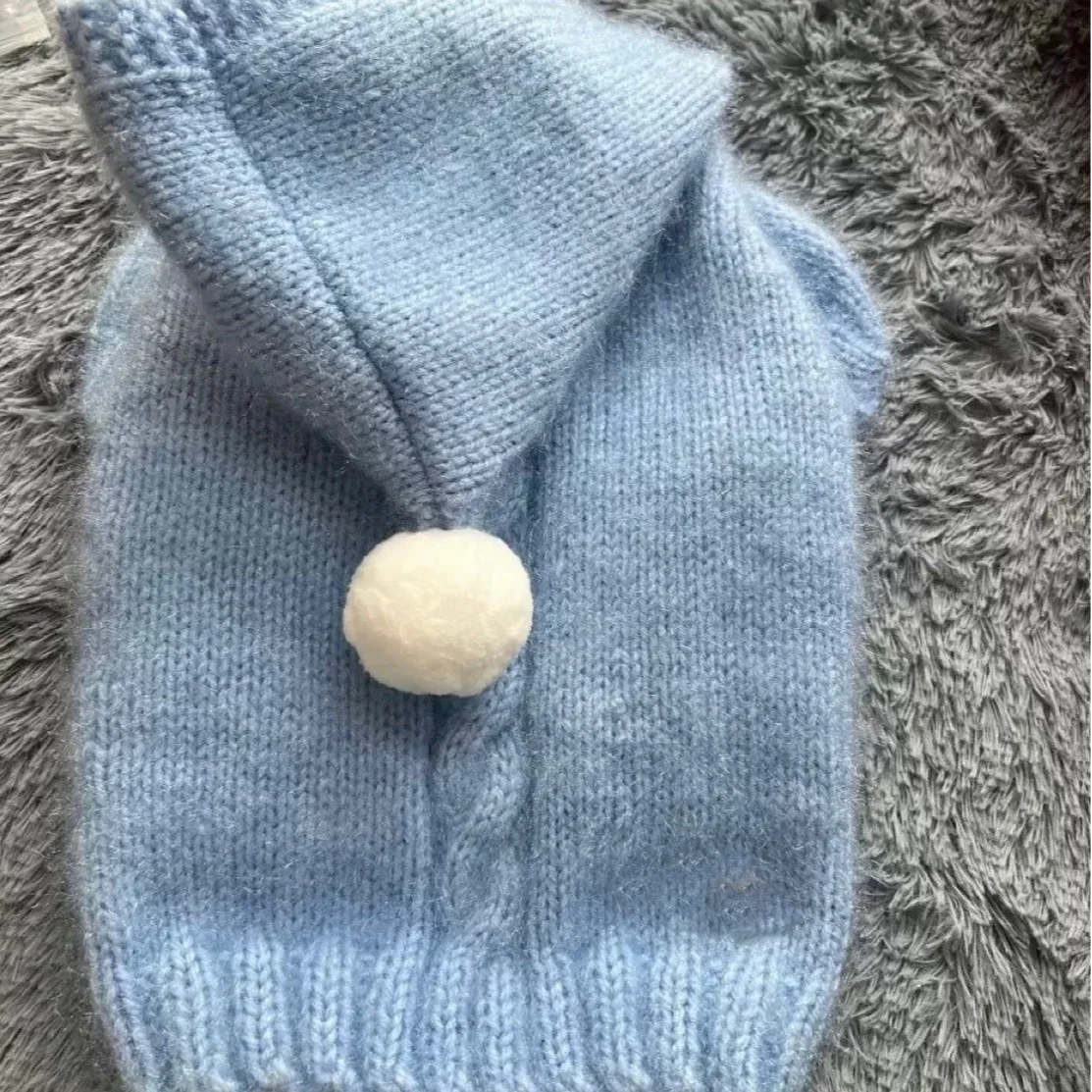 Pet Autumn and Winter Solid Color Hooded Sweater Winter Outfit Teddy Cat Hoodie Dog Knitted Jacket Puppy Clothes for Small Dogs
Pet Autumn and Winter Solid Color Hooded Sweater Winter Outfit Teddy Cat Hoodie Dog Knitted Jacket Puppy Clothes for Small Dogs