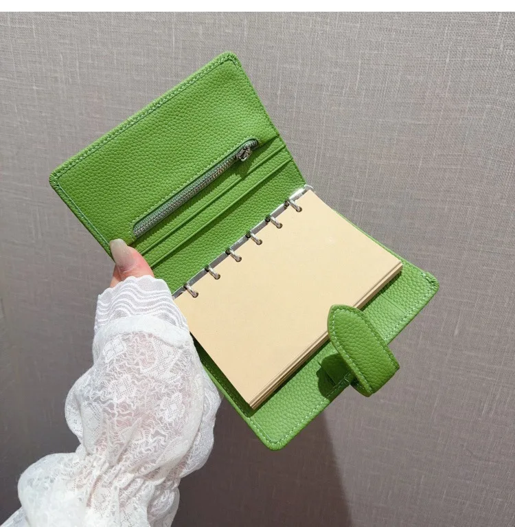 A7 Mini Rings Planner 2026 New top-grain leather Notebook avocado green Binder Diary Journaling Supplies Stationery agenda
A7 Mini Rings Planner 2026 New top-grain leather Notebook avocado green Binder Diary Journaling Supplies Stationery agenda