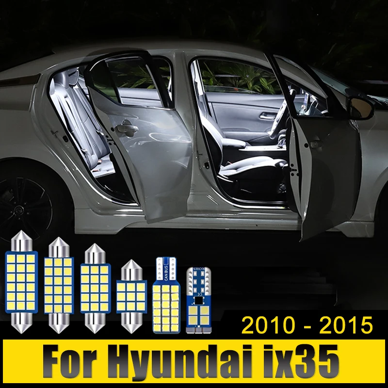 For Hyundai IX35 2010 2011 2012 2013 2014 2015 4PCS Error Free 12V LED Car Dome Reading Lights Trunk Lamps Bulbs Accessories
For Hyundai IX35 2010 2011 2012 2013 2014 2015 4PCS Error Free 12V LED Car Dome Reading Lights Trunk Lamps Bulbs Accessories