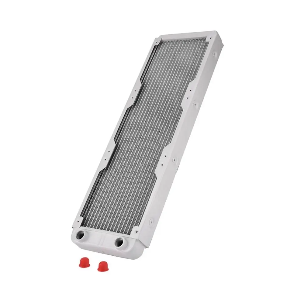 240mm /360mm Size Aluminum Radiator 18 Tube G1/4 Thread Water Cooling Radiator White High Performance Heat Sink PC CPU Cooling