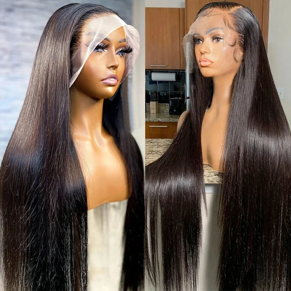 13x4 Full Lace Frontal Wig Human Hair 180% Density HD Transparant PrePlucked Bleached Knots Lace Front wigs Natural Looking Long
13x4 Full Lace Frontal Wig Human Hair 180% Density HD Transparant PrePlucked Bleached Knots Lace Front wigs Natural Looking Long