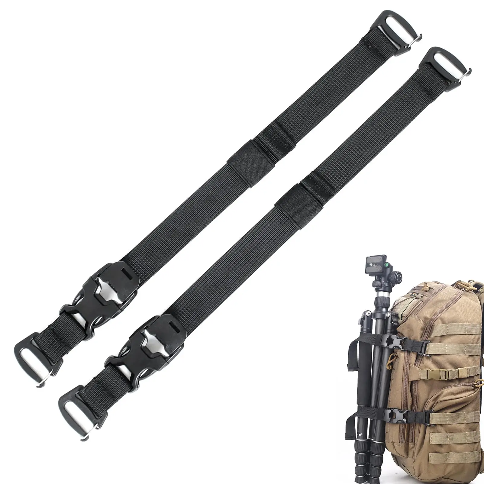 2pcs Lengthen Adjustable Webbing Straps Non-slip Tactical Backpack Fastening Buckle Straps Bag Chest Straps Backpack Accessories
2pcs Lengthen Adjustable Webbing Straps Non-slip Tactical Backpack Fastening Buckle Straps Bag Chest Straps Backpack Accessories