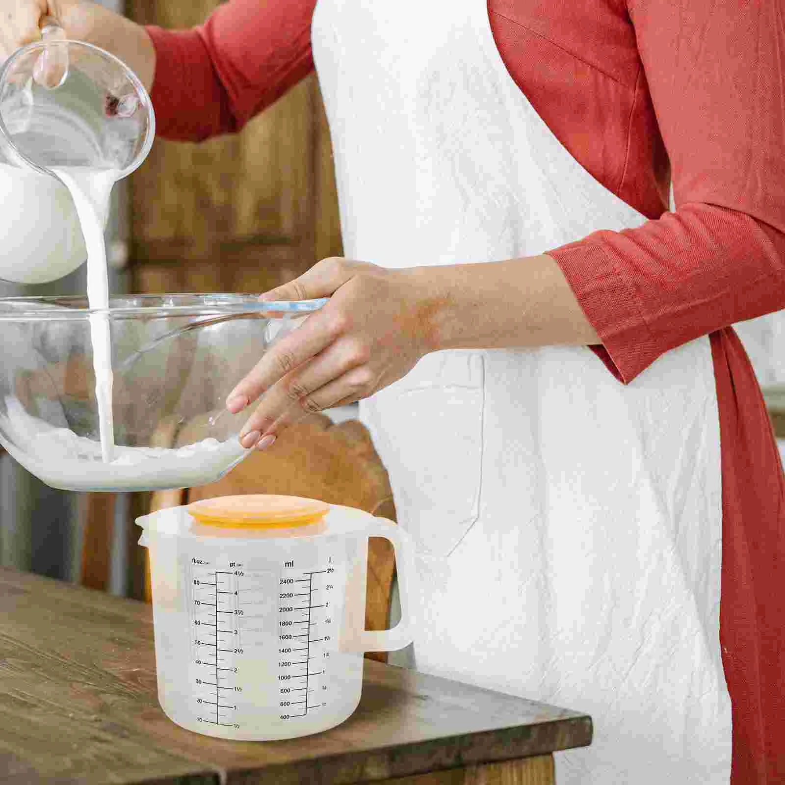 Mixing Bowl with Lid Coffee Mug Pot for Baking High Capacity Scale Plastic Tool
Mixing Bowl with Lid Coffee Mug Pot for Baking High Capacity Scale Plastic Tool
