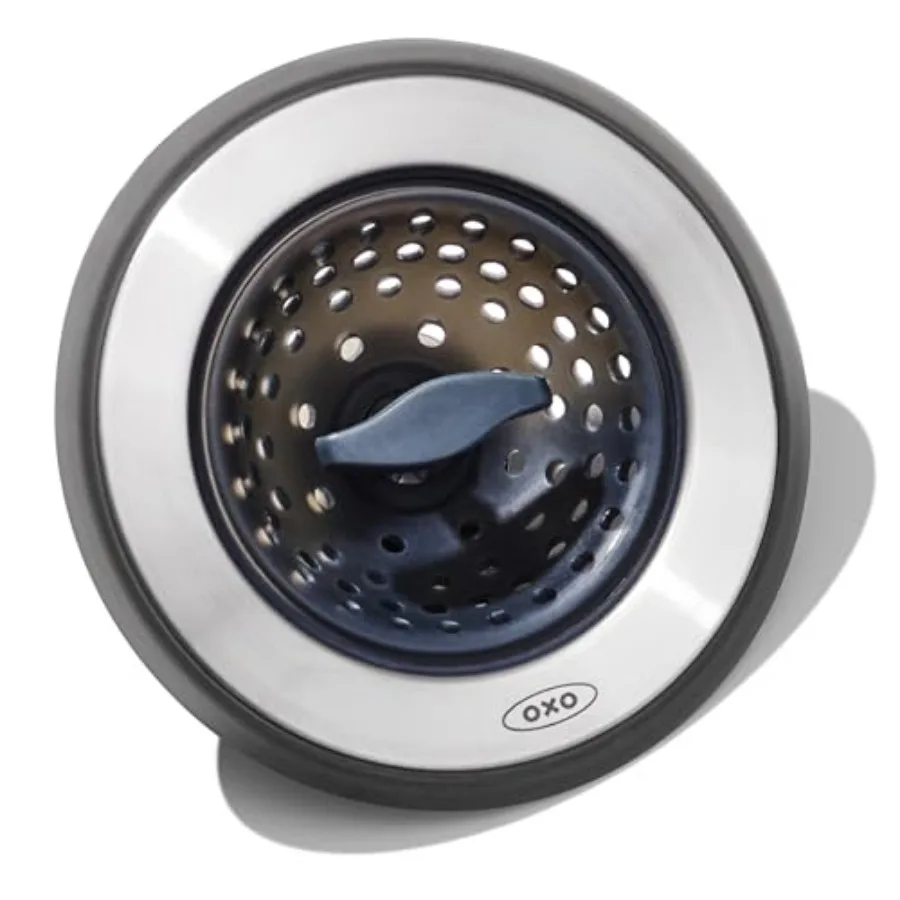 Good Grips 2‑in‑1 Sink Strainer Stopper, Sink Drain Strainer for Kitchen
Good Grips 2‑in‑1 Sink Strainer Stopper, Sink Drain Strainer for Kitchen