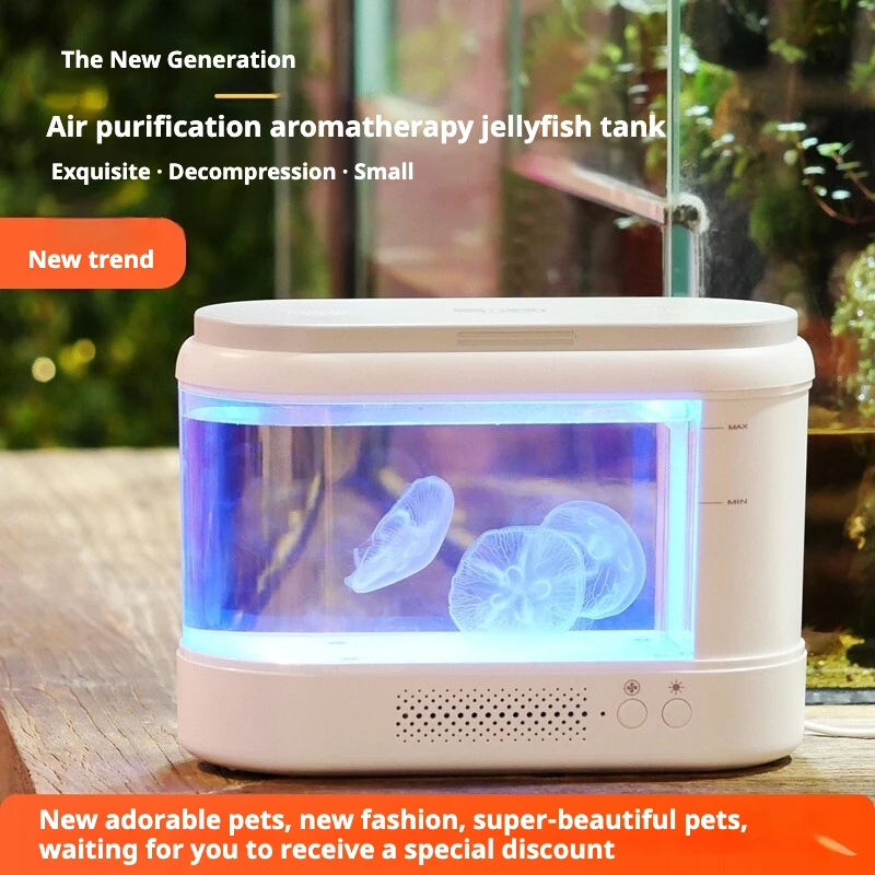 Aromatherapy Jellyfish Mini Tank – Eco-Friendly Desktop Aquarium for Breeding & Displaying Ornamental Fish
Aromatherapy Jellyfish Mini Tank – Eco-Friendly Desktop Aquarium for Breeding & Displaying Ornamental Fish