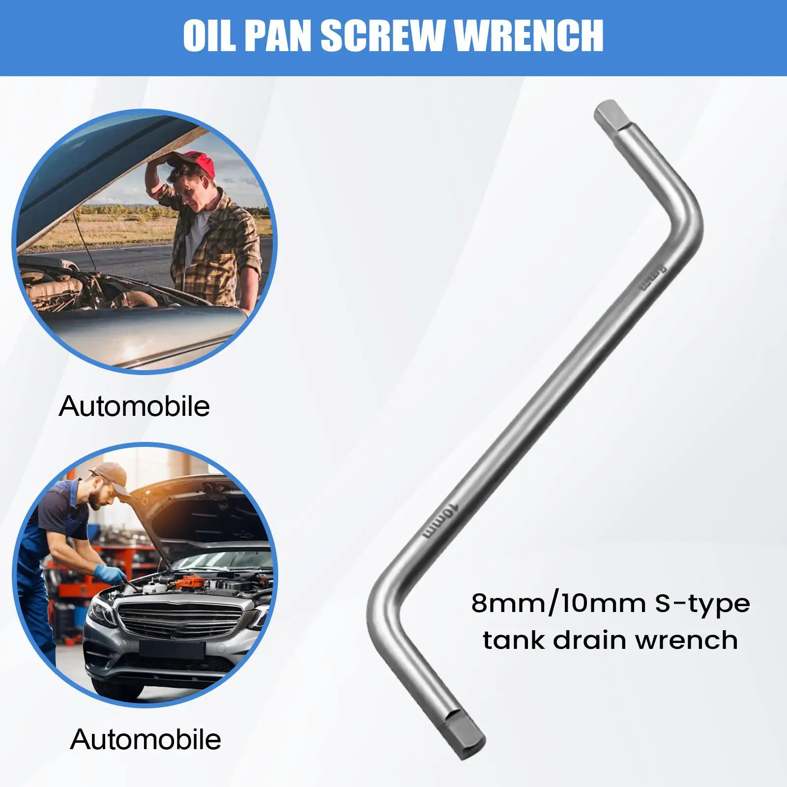 Metal Square Head Screwdrivers Engine Oil Drain Plug Remover Drain Plug Removal Tool for Truck Vehicle Automotive Pickup Scooter
Metal Square Head Screwdrivers Engine Oil Drain Plug Remover Drain Plug Removal Tool for Truck Vehicle Automotive Pickup Scooter